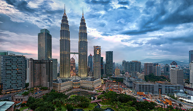 The Petronas Towers, Kuala Lumpur 
