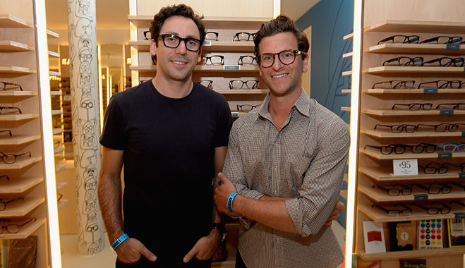 Warby Parker co-founders Neil Blumenthal and Dave Gilboa