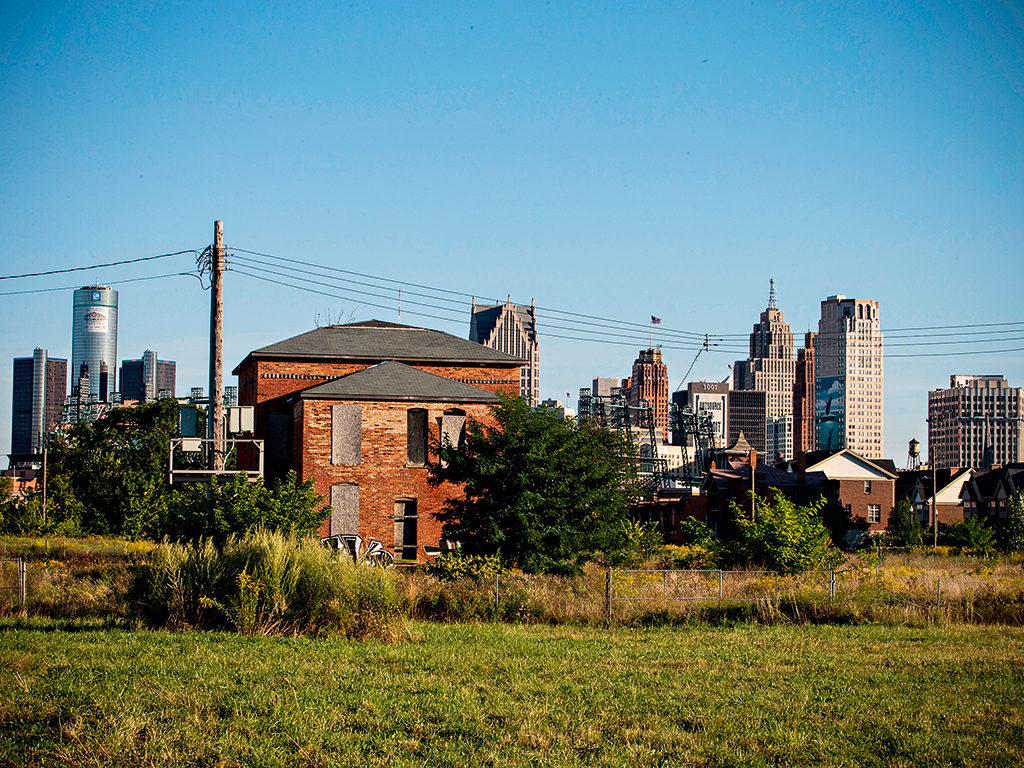 House prices have fallen steeply in Detroit over the decades