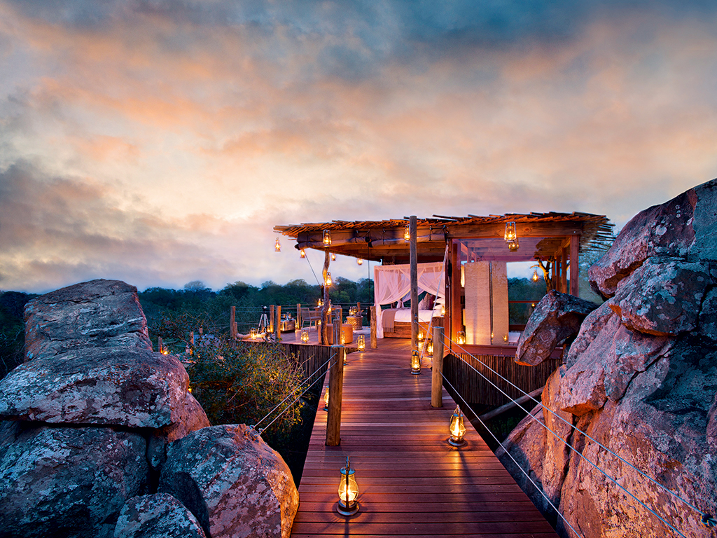 A lodge in South Africa. Travel designers at Continents Insolites put together unique packages for high-end clients