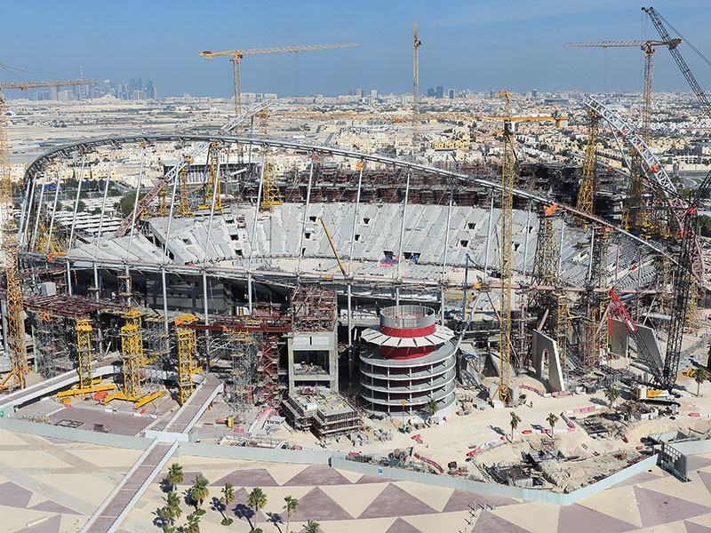 Qatar’s Khalifa International Stadium is renovated ahead of the 2022 FIFA World Cup