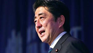 Shinzo Abe: The Japanese prime minister has been praised for having the first administration that has 'even mentioned women's participation'