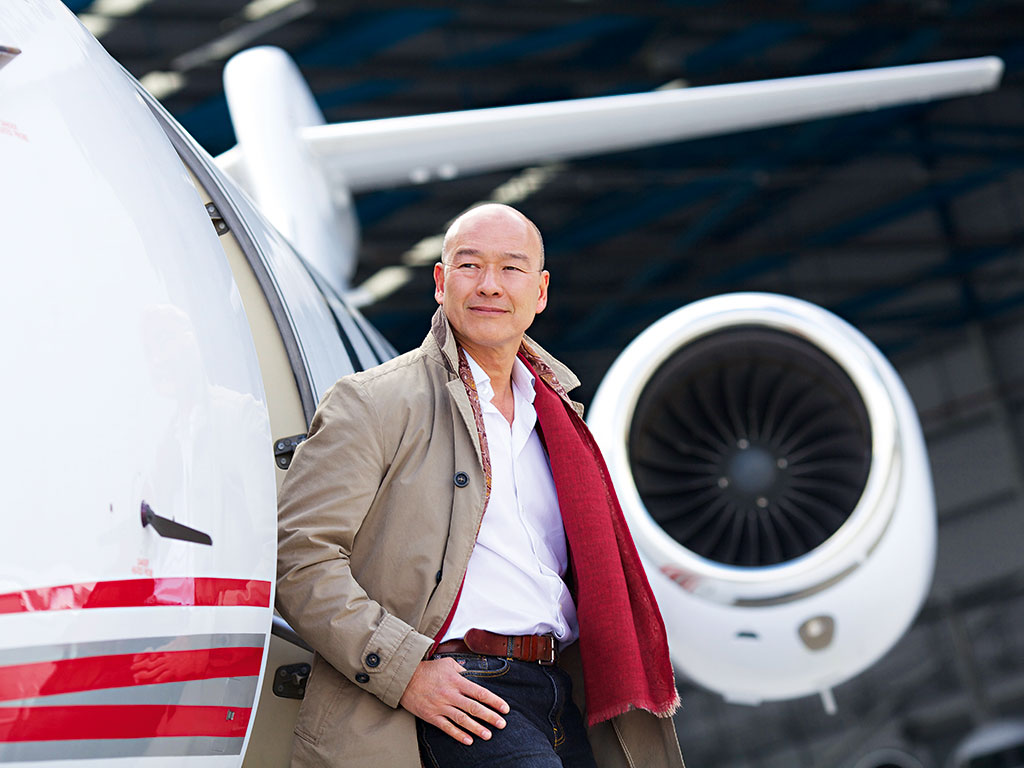 Clive Jackson, a serial entrepreneur and CEO of private aviation company, Victor. Jackson decided to set up the company after becoming frustrated with a flight cancellation while travelling to Mallorca