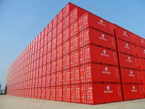 A stack of Magellan containers waiting to be transported. The company has seen a substantial rise in container investment as more and more people recognise them as a solid and financially rewarding way to grow money