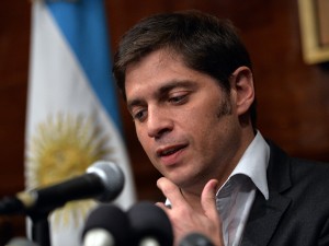 Stressful times: Argentina's Economy Minister Axel Kicillof said at a press conference that bondholders - led by NML Capital - had rejected a $539m interest payment deal designed to save the country from economic disaster