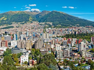 A general view of Quito, Ecuador, where political contention has led to greater investment opportunities. Photo courtesy of Gonzalo Villot