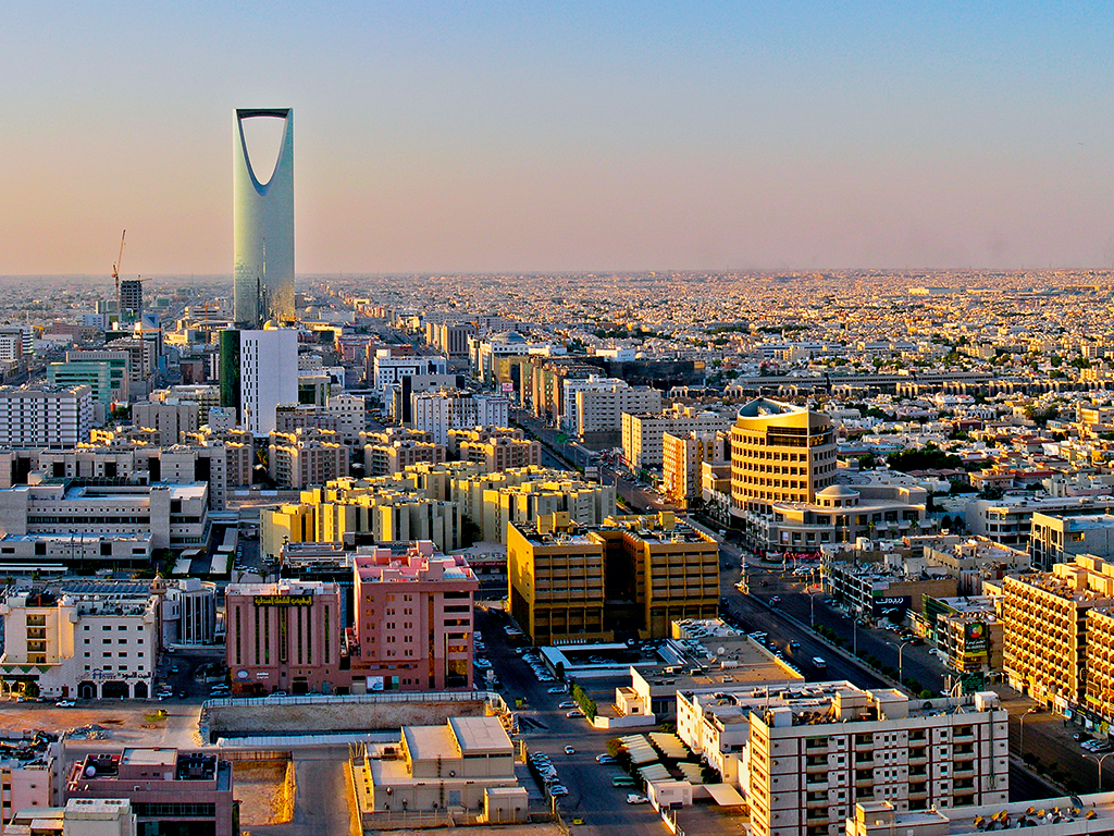 Riyadh, capital of Saudi Arabia. Banking is booming in the kingdom thanks to its strong economy