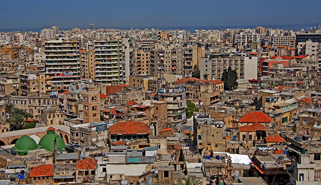 A view over Lebanon. Institutions such as BankMed have significantly enhanced the country's economic progress