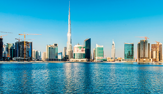 Dubai, UAE. Infrastructure and growing wealth has fostered a growing financial industry in the city