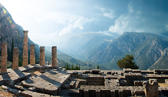 Ancient Ruins at Delphi. Attica Wealth believes Greece’s history and physical location can help it compete