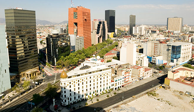 Mexico City's financial district