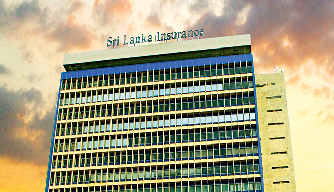 The headquarters of Sri Lanka Insurance Corporation, based in Colombo, Sri Lanka