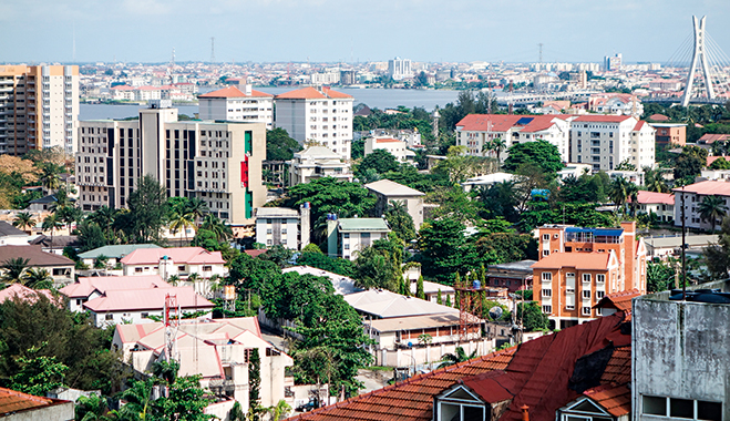 Lagos, Nigeria. FBN Insurance’s headquarters are based in the city. The company is keen to exploit its competitive advantages in the insurance industry