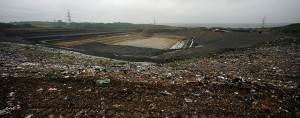 A landfill site in Canterbury. Many are concerned traditional forms of waste disposal cannot keep up with its rate of production. Companies such as Unilever have invested in zero-waste technology