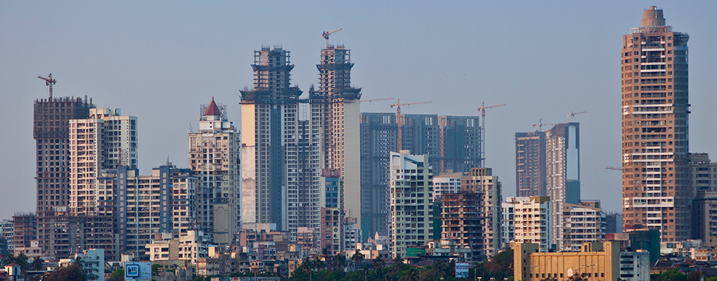 The business district of Mumbai, India. The IMF's Christine Lagarde has praised the country's government for the way in which it has encouraged economic growth