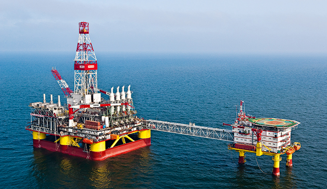 Lukoil’s Yuri Korchagin field in the Russian sector of the Caspian Sea. The company is currently revising its long-term strategy to cope with 2014's dramatic changes
