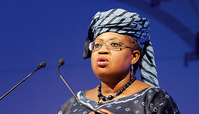 Nigeria’s Finance Minister Dr Ngozi Okonjo-Iweala. She has urged Nigerians to start thinking of Nigeria as a "non-oil" country