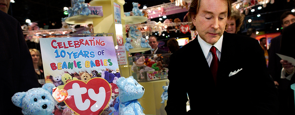 The Beanie delusion: Ty Warner, creator of Beanie Babies, signs autographs. Warner restricted production of the toys, leading many to believe their worth would be vast in years to come