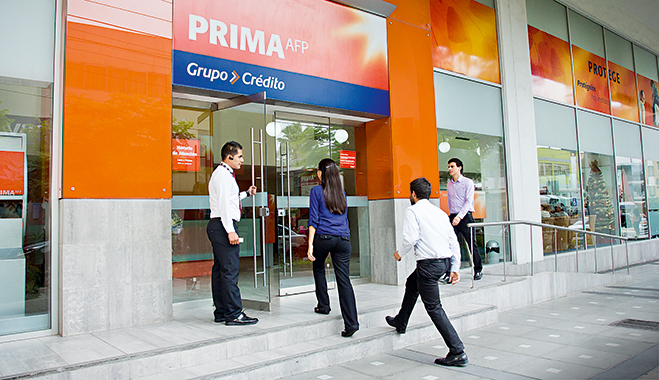 A Prima AFP branch in Lima, Peru. The company believes that unifying the country's pensions systems will allow it to fulfil its potential