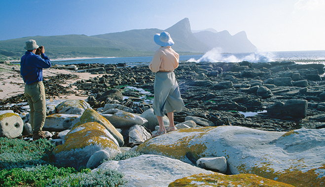 A retired couple at Cape Peninsula, South Africa. The country's retirement industry is worth an estimated ZAR 2.74bn