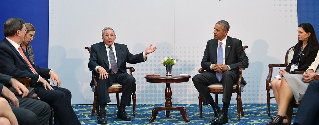 Castro and Obama meet in Panama to discuss the future of the US and Cuba. Improved relations between the countries should significantly improve their respective economies