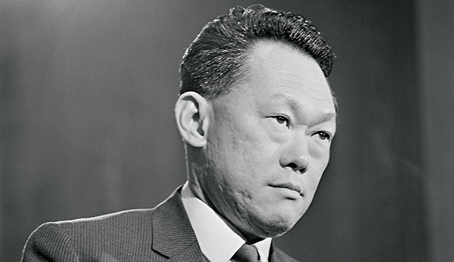 46-year-old Lee Kuan Yew, the recently deceased leader of Singapore. Yew is credited with transforming what was a flagging country into one of the world's biggest economic powerhouses