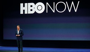 HBO CEO Richard Plepler speaks on stage in San Francisco. The company expanded its streaming offering earlier this year