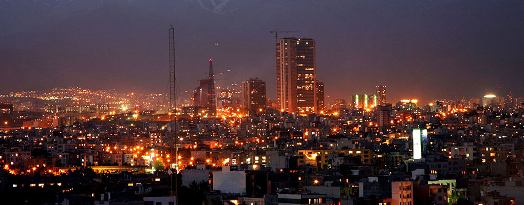 Iran at night. The country has decided to issue $300m sharia-compliant bonds on the Fara Bourse