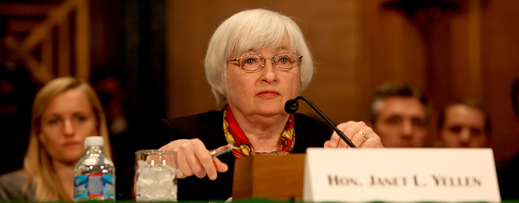 Chair of the Fed, Janet Yellen, who has decided not to raise US interest rates in response to China's slowdown and other concerns surrounding the global economy
