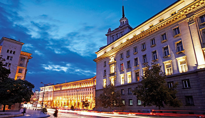 The city centre of Sophia, Bulgaria. Armeec, based in the capital, believes the future of insurance belongs to technology