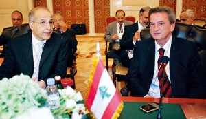 Riad Salameh, Governor of the Central Bank of Lebanon. He insists the banking sector is immune to political issues