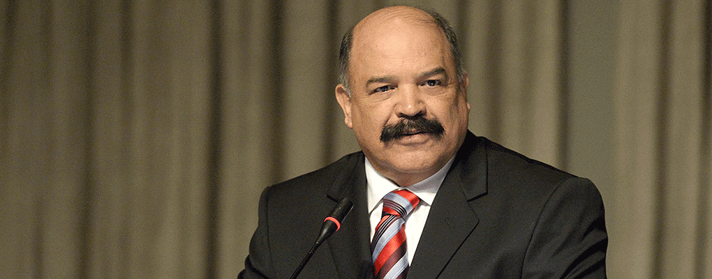 President of the Central Bank of Venezuela, Nelson Merentes. The institution is attempting to sue DolarToday, which it has accused of cyberterrorism