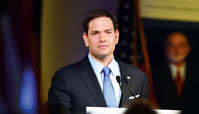 US presidential candidate Marco Rubio. He has a controversial idea on college funding