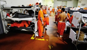 Overcrowding in US state prisons. Increasing numbers of private firms are benefitting from this issue by offering to house the country’s prisoners