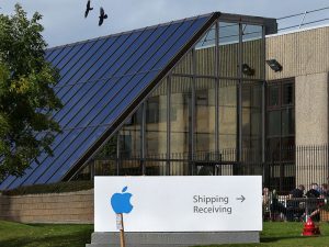 Apple's campus in Cork, Ireland. The European Commission has been investigating Apple's corporate tax payments in Ireland - a move that has now been criticised by the US Treasury Department