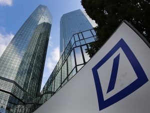 Shares in Deutsche Bank have dropped to a 33-year low following the news that several of the bank's hedge fund clients have decided to move their business elsewhere