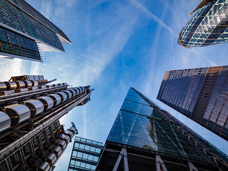 Skyscrapers in London. London has long been considered the financial centre of Europe, but following the UK's Brexit vote, its position has been compromised