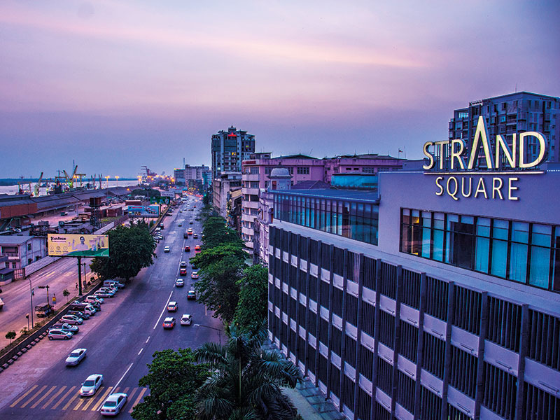 Yangon, Myanmar. Domestic and international insurers have flocked to Myanmar in recent years, opening up the industry to further development