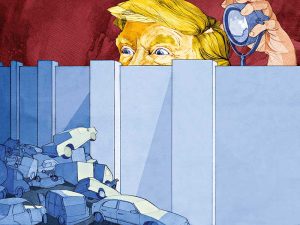 Trump puts NAFTA up against the wall