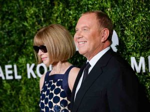 Fashion designer Michael Kors with Anna Wintour, Editor-in-Chief of Vogue. Michael Kors has announced it will purchase fellow fashion brand Jimmy Choo for $1.2bn