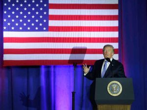 President Trump spoke about the planned tax reform at the Indiana State Fair on September 27