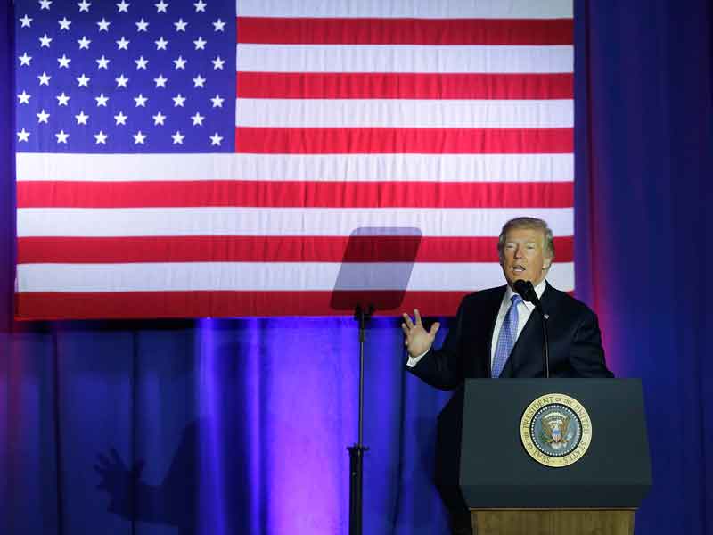 President Trump spoke about the planned tax reform at the Indiana State Fair on September 27