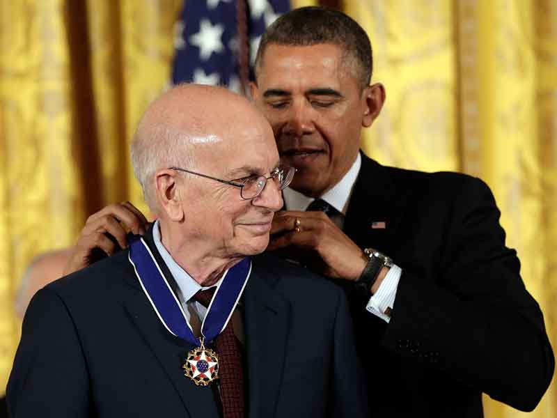 Daniel Kahneman, developer of prospect theory, receives the Presidential Medal of Freedom