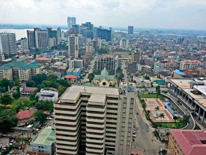 First Bank of Nigeria's Head Office in Lagos, Nigeria