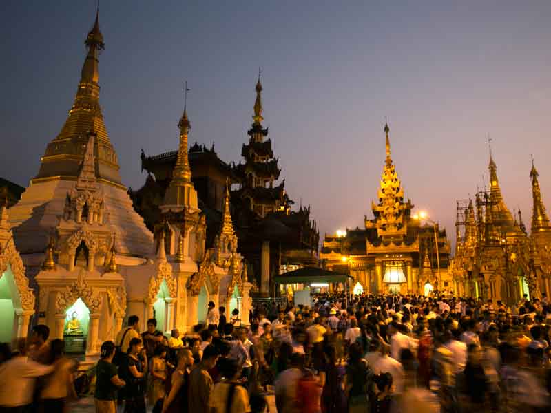 AYA Bank's headquarters are located in Yangon, Myanmar, also home to the beautiful Shwedagon pagoda