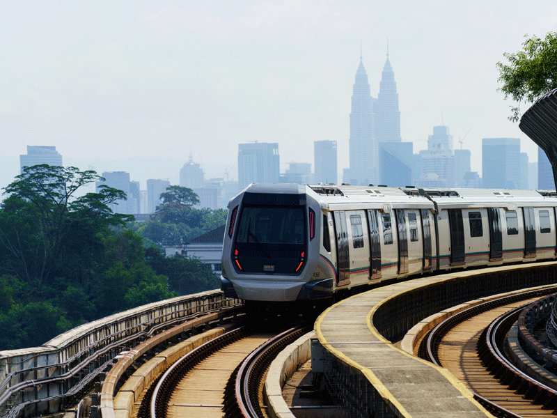 Malaysia’s MRT train system, Kuala Lumpur. Mahathir Mohamad, the country's new leader, has cast doubt over billions of dollars' worth of China-backed infrastructure projects