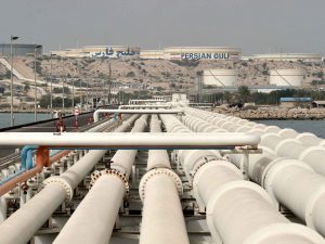 Kharg Island Oil Terminal is located 25km from the coast of Iran. 95 percent of Iran's crude oil exports are moved through the terminal