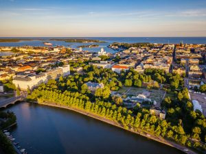 Helsinki, Finland. The country is at the forefront of the European mining industry as it has more than 40 mines and quarries, and is the only EU country producing phosphate and cobalt
