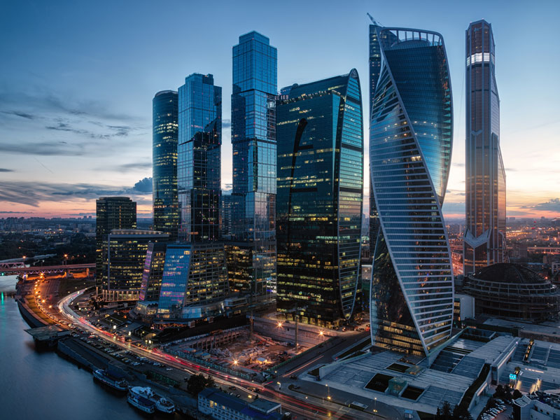 Moscow, Russia. The country's central bank has been rooting out failing banks in recent years as the sector looks to become evermore appealing to domestic and international investors