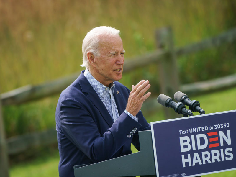Democratic presidential nominee Joe Biden has $141m more left in the bank than his rival